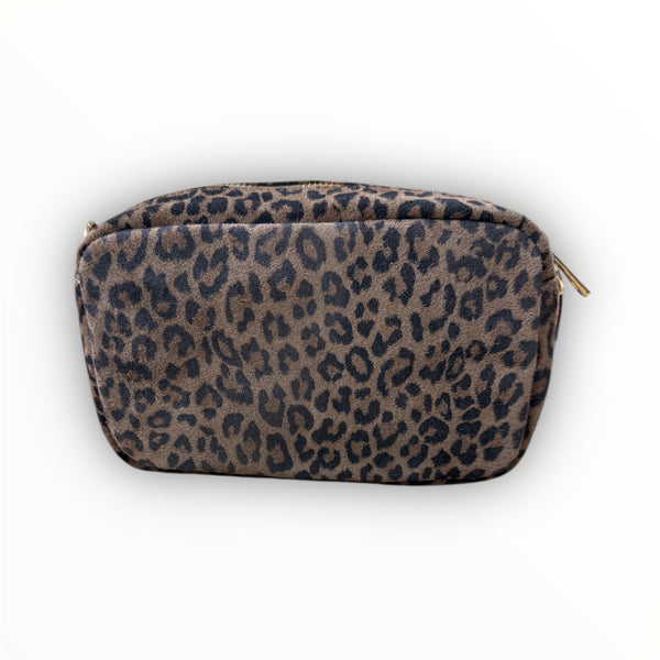 Tas Irene Leer Suede | Leopard