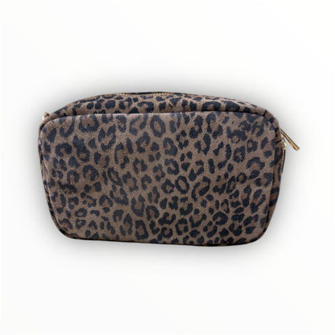Tas Irene Leer Suede | Leopard