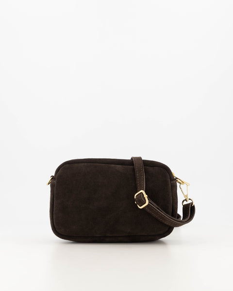 Tas Irene Suede | Donker Bruin