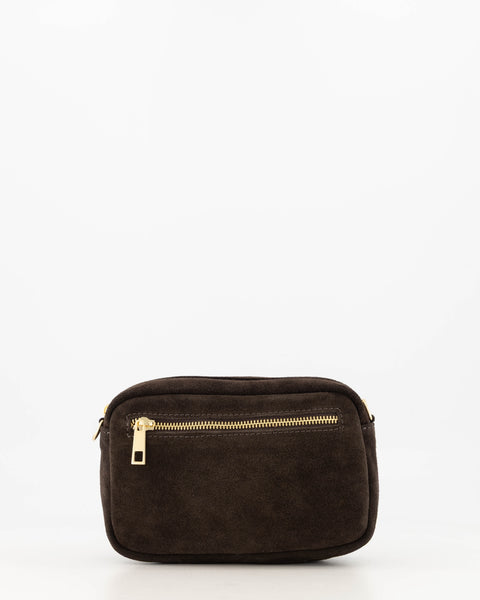 Tas Irene Suede | Donker Bruin