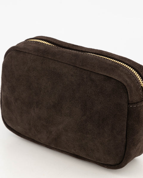 Tas Irene Suede | Donker Bruin