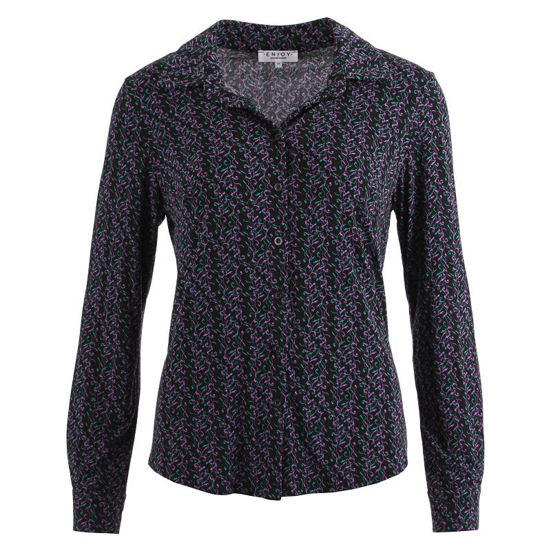 Blouse Twijgje Paars | Enjoy