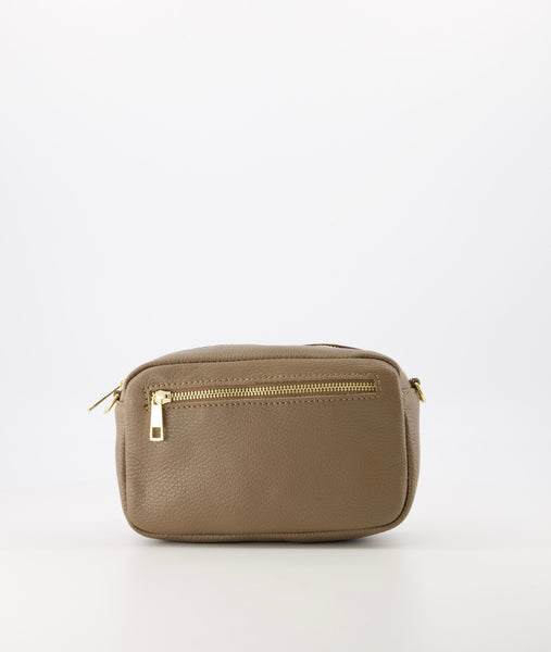 Tas Irene Leer | Taupe