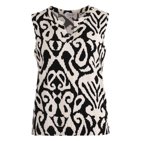 Top Ikat Black | Enjoy - LAATSTE STUK S