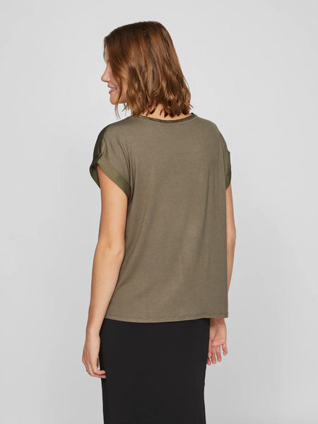 Top Viellette Dusty Olive | Vila