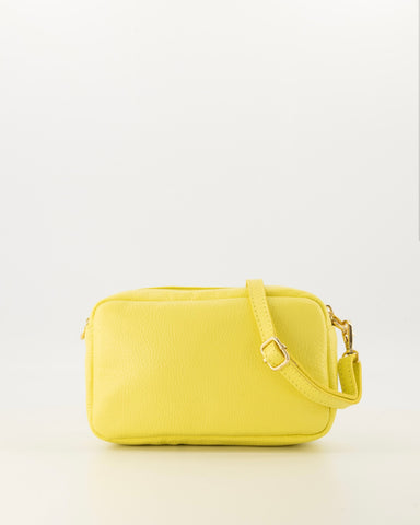 Tas Irene Leer | Geel
