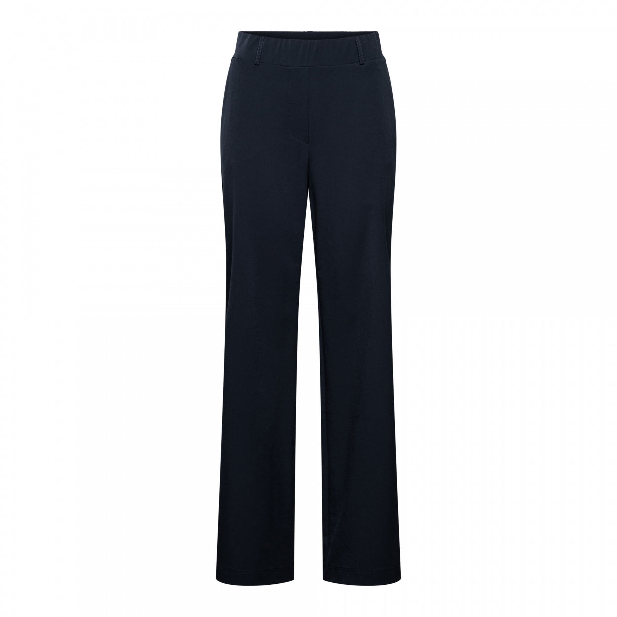 Travel Broek Straight Patrice Navy | &Co Woman