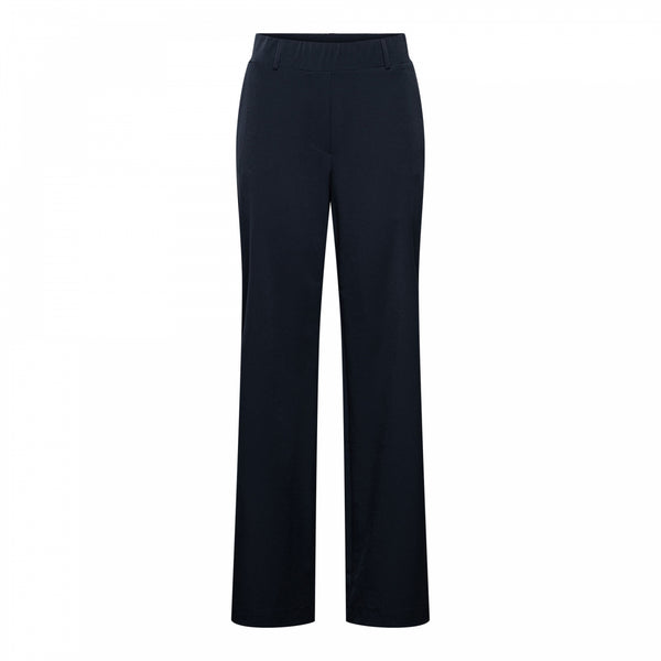 Travel Broek Straight Patrice Navy | &Co Woman