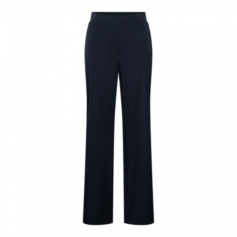 Travel Broek Straight Patrice Navy | &Co Woman