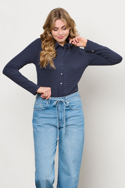 Blouse Lotte Navy | &Co Woman
