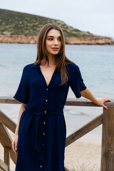 Jurk Margo Blue | &Co Woman
