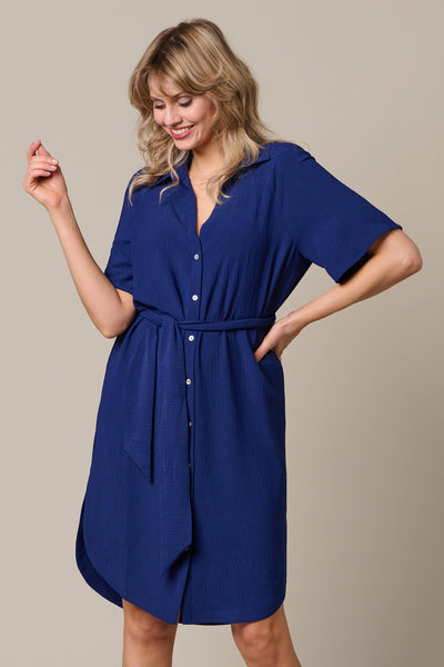 Jurk Margo Blue | &Co Woman