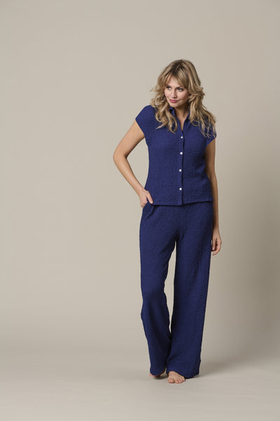 Blouse Thyra Blue | &Co Woman