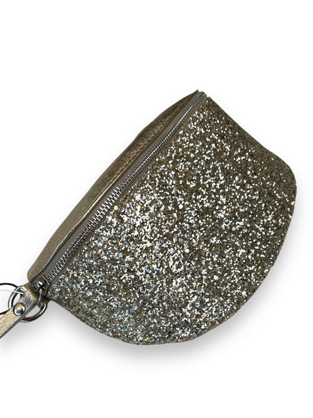 Tas Zoey Leer | Glitter Goud