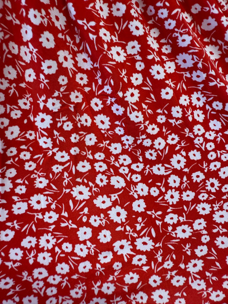 Jurk Lou Mini Flower | Red