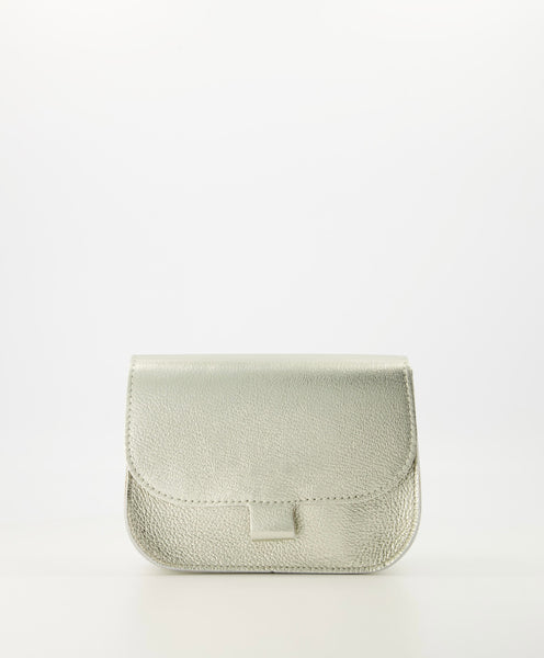 Tas Flora Leer | Goud