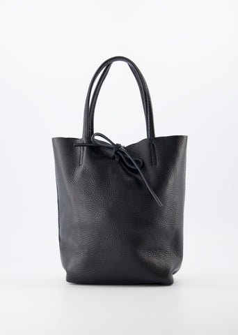 Mini Shopper Alice Leer | Black