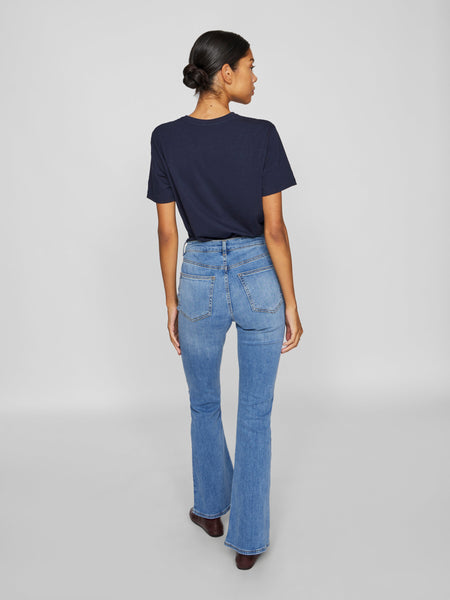 Jeans Flared Vibetty Blue | Vila