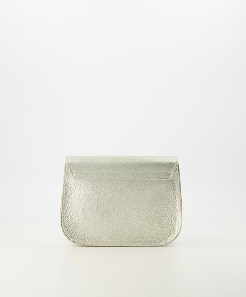 Tas Flora Leer | Goud