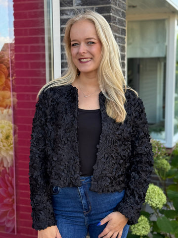 Cardigan Virosie Black  | Vila