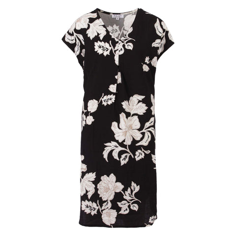 Jurk Flower Zwart | Enjoy - LAATSTE STUK MAAT L/XL