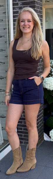 Short Jeans Dark Denim | Jewelly