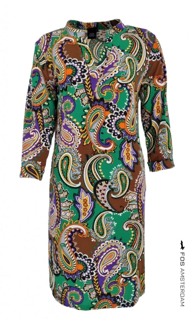 Jurk Andrien Paisley | Fos Amsterdam