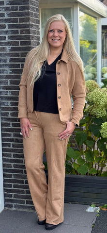 Broek Claudette Faux Suede | Red Button