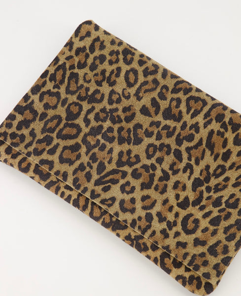 Tas Myra Leer | Suede Luipaard