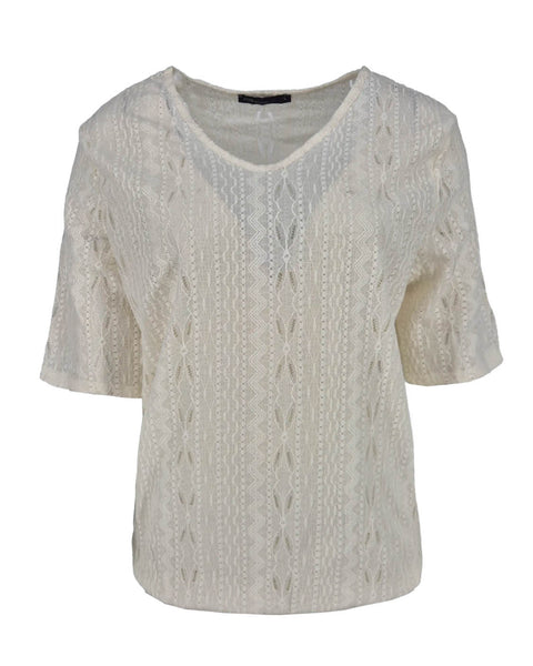 Top Vivi Broderie Ecru | Fos Amsterdam