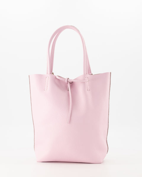 Mini Shopper Alice Leer | Lilac Pink