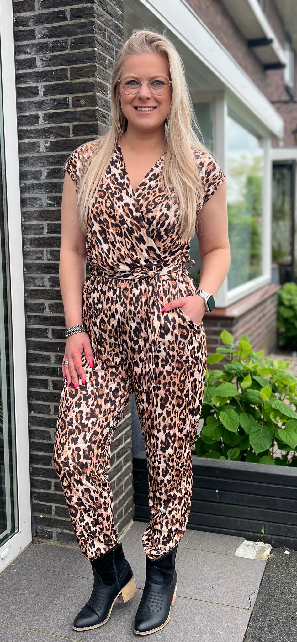 Jumpsuit Leopard - LAATSTE STUK MAAT M&L