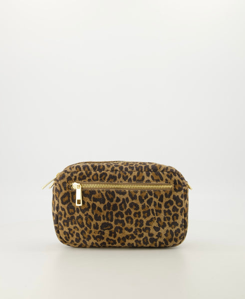 Tas Irene Leer Suede | Luipaard