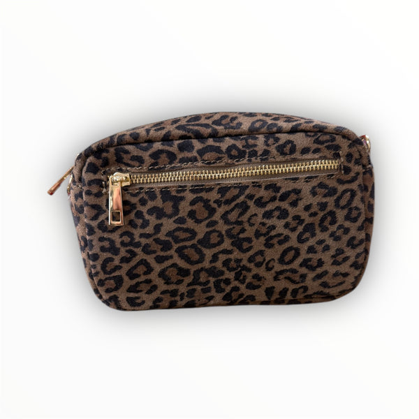 Tas Irene Leer Suede | Leopard