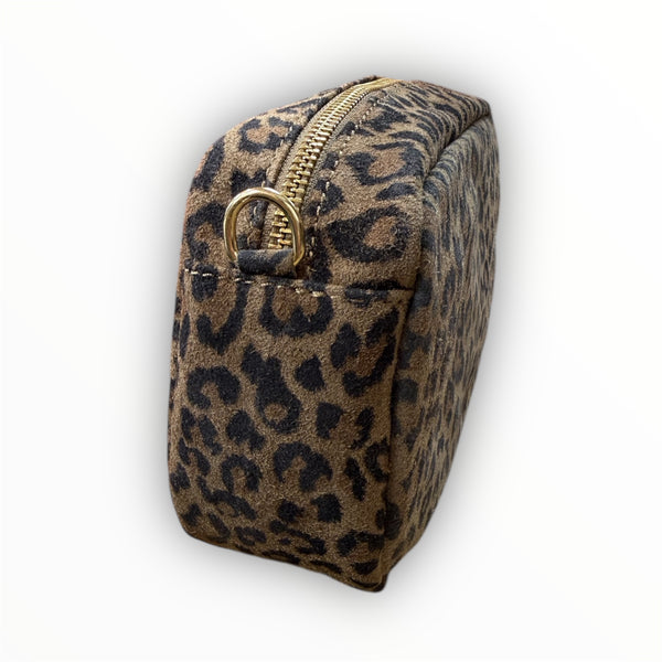 Tas Irene Leer Suede | Leopard