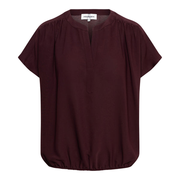 Top Nola Aubergine | &Co Woman