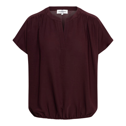 Top Nola Aubergine | &Co Woman