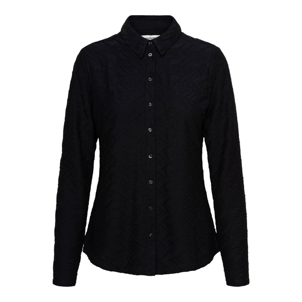 Blouse Lotte Jaquard Black | &Co Woman