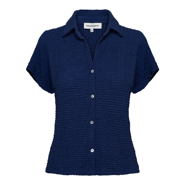 Blouse Thyra Blue | &Co Woman