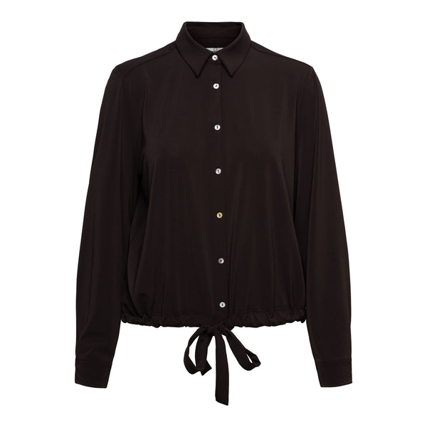 Blouse Lotus Dark Chocolate | &Co Woman