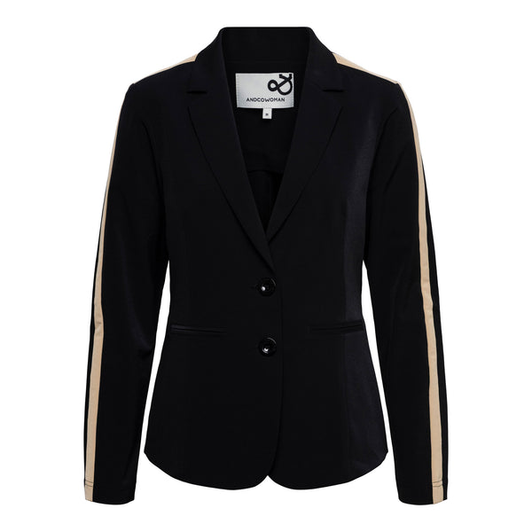 Travel Blazer Pammy Stripe | &Co Woman