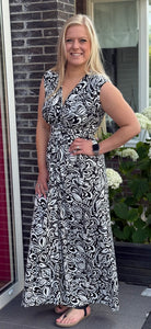 Jurk Faye Paisley | Black