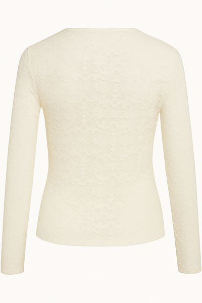 Lace Top Vivelina Wit | Vila