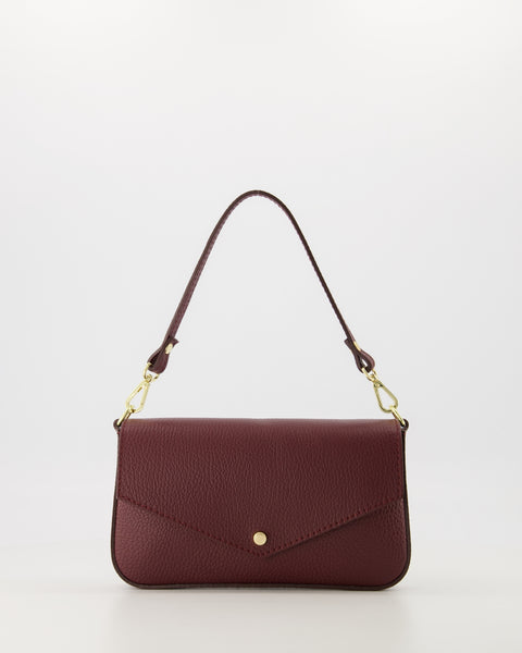 Tas Brandy Leer | Bordeaux