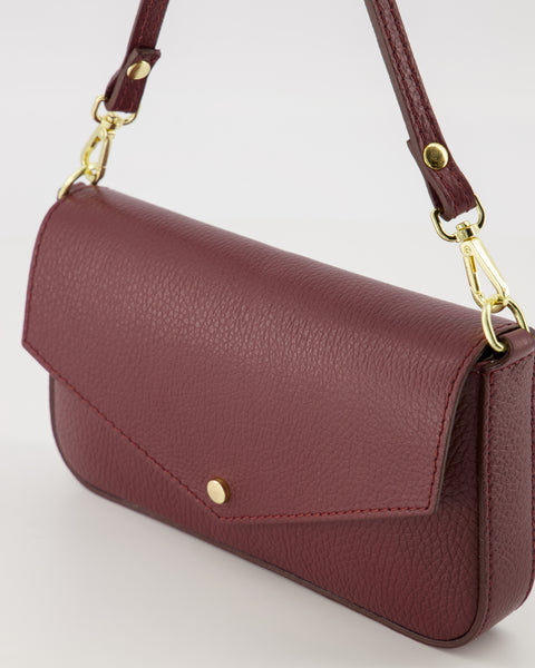 Tas Brandy Leer | Bordeaux