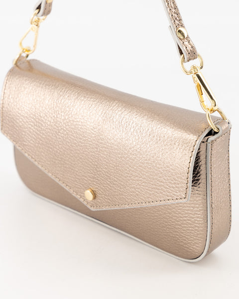 Tas Brandy Leer | Brons