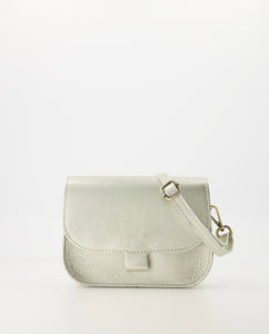 Tas Flora Leer | Goud