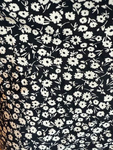Jurk Lou Mini Flower | Black