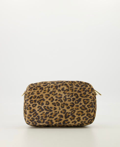 Tas Irene Leer Suede | Luipaard