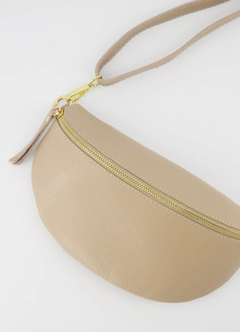 Tas Zoey Leer | Taupe